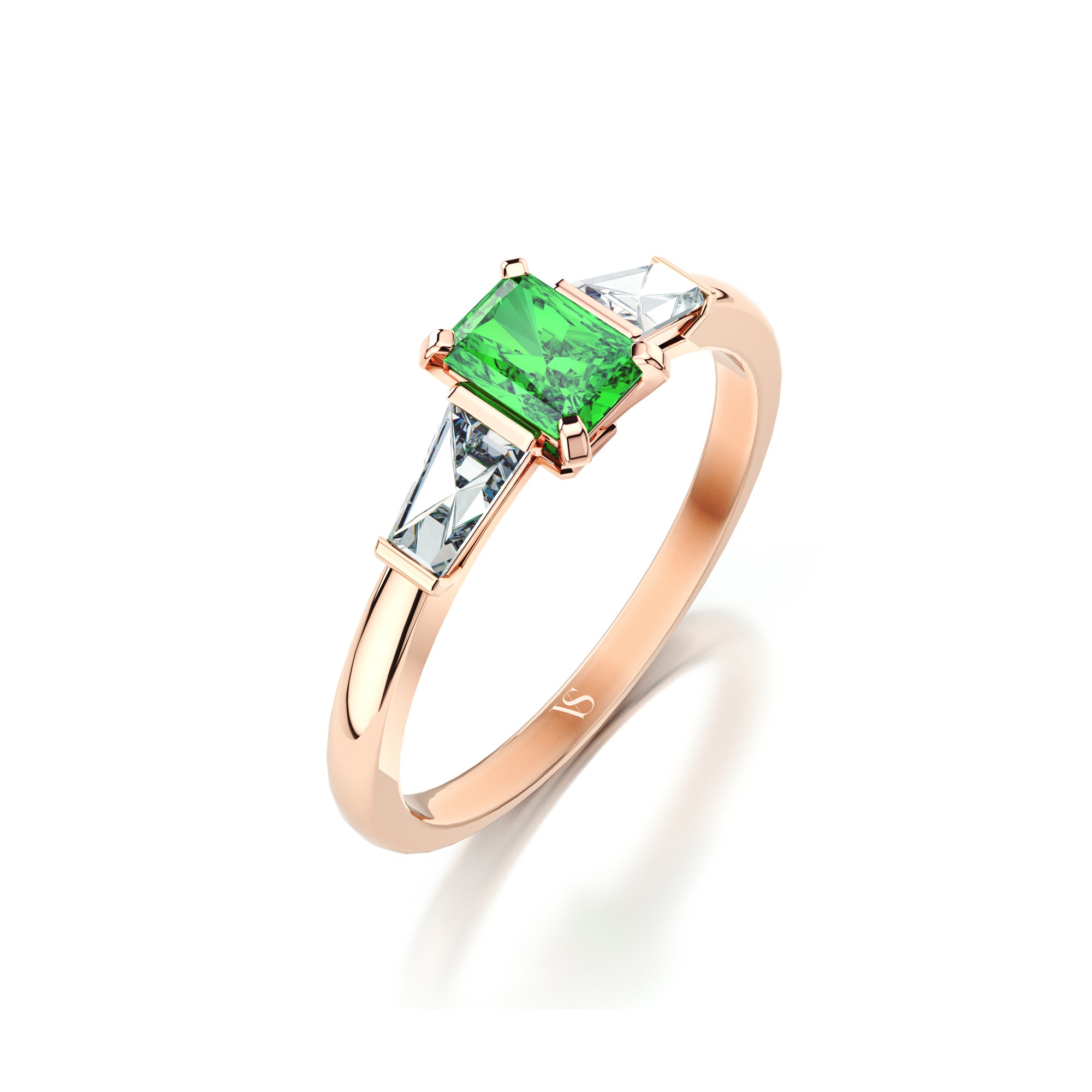 Zásnubní prsten VS100 – růžové zlato